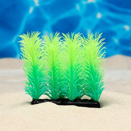 The artificial aquarium, luminous plant, 5 cm, green