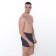 Panties men's boxers, black color/stars, size 56