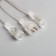 Garland “icicles rhyflated” 2.5 × 0.3 m, IP65, transparent thread, 192 LED, pupil glow with a drain effect, 12 V