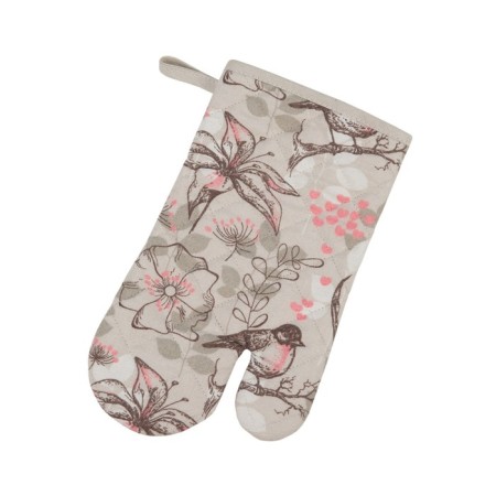 Bullfinch mittens-spot, size 18x30 cm, beige color-1
