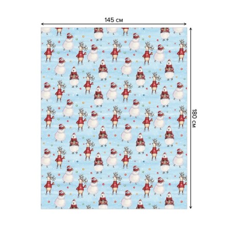 The tablecloth on the table “Once upon a time in the forest”, rectangular, Saten, size 145x180 cm-1