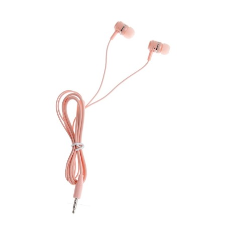 Headphones CB-52, wired, vacuum, microphone, 1 m, jack 3.5 mm, pink-1