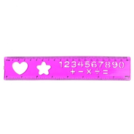 Line with a Calligrata stencil 20 cm, flexible, silicone, mix-1