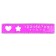 Line with a Calligrata stencil 20 cm, flexible, silicone, mix
