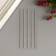 Decorative stickers "Pearls" 0.3 cm, 175 pcs, silver
