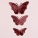 Set for decorating "Butterflies", 12 pieces, color pink gold