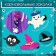 Carnival set "Fashionable Witcher": hat, cloak, hairpins 3 pcs.