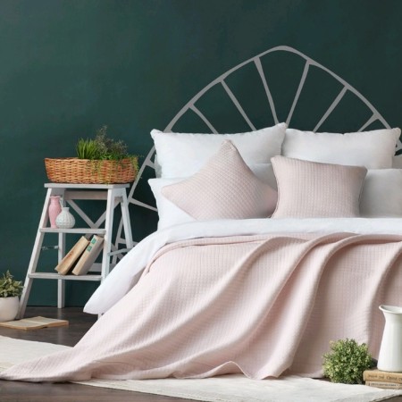 Kueb set: a cover 230 x 250 cm, pillowcases 45 x 45 cm - 2 pcs, pink-1
