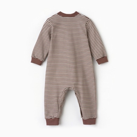 Children's jumpsuit with closed legs "Bear", beige color, height 62-4