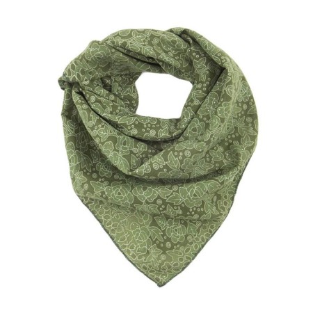Women's scarf, khaki color, size 70x70
