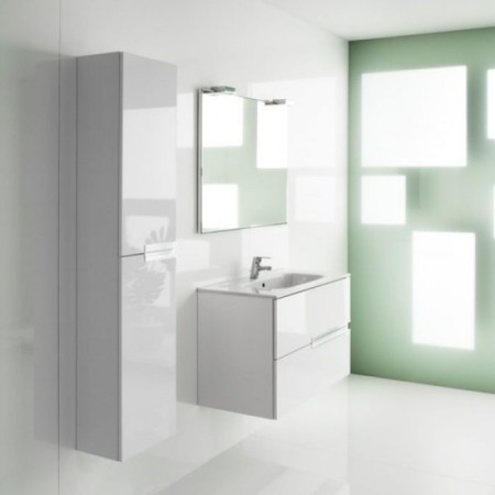 Roca Victoria Nord Black Edition sink module, size 59 x 55 cm, white color-1