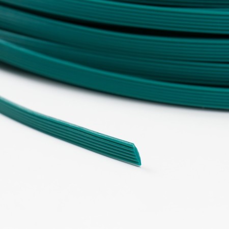 Artificial rattan 8 mm 100 m wave (green)-3