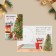 Interactive postcard "Happy New Year", Christmas tree, 12 x 18 cm, New Year