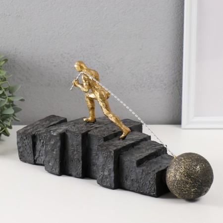 Souvenir Polystone "Testing, will make you stronger" 31x11.5x16.5 cm-1