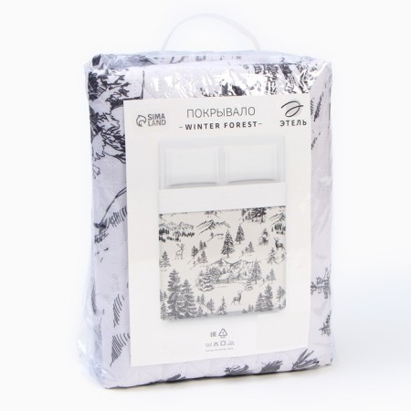 Ethel Winter Forest, 230x210 cm, microfiber cover.-3