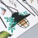 Sticker Plastic Interior Color "Lamps with Plants" 60x90 cm