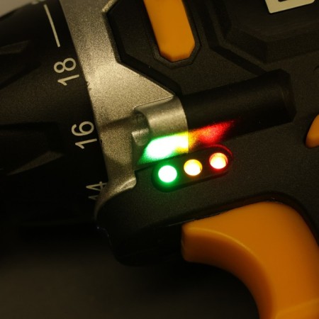 DEKO DKCD20FU-LI drill-pierce, with a removable cartridge, 20 V, 1.5 Ah, 42 nm, 2 speeds-8