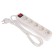 Network filter 5Bits SP5W-318 5s, 5 outlets, 3x1.5 mm2, with salary, 16 a, ABS, 1.8 m, white