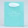 Gift package for flowers is triangular, packaging "Be happy", 12 x 8.3 x 9.6 cm