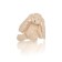Soft toy Gulliver bunny bunny beige color, 30 cm