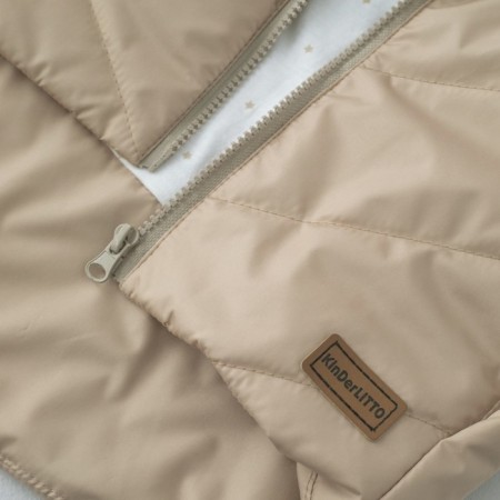 Beginning children's insulated kinderlitto "Orsetto", height, 98-104 cm, beige color-4