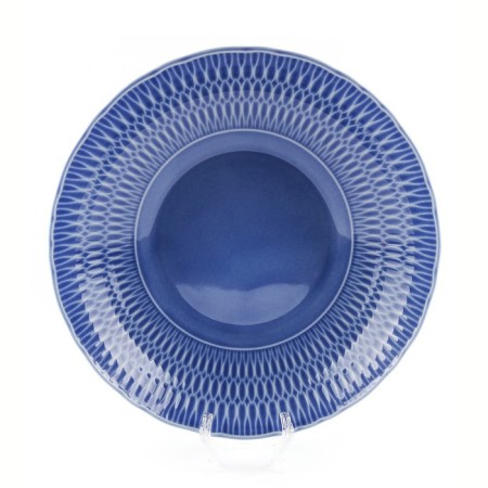 Deep Cmielow plate Sofia "Blue Glaze", D = 22 cm