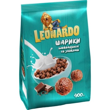 Ready breakfast "Leonardo" chocolate balls, 400 g