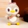 Soft toy "Penguin", size 22 cm, color gray color