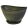 Pot for flowers and plants with a pallet, wood coal boat 41x30x24cm, 11l