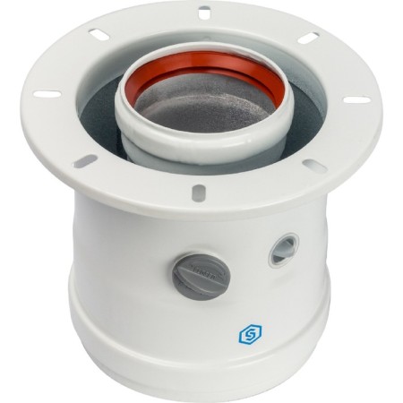 The chimney element coaxial stout SCA-6010-240100, adapter for the boiler vertical, 60/100-3