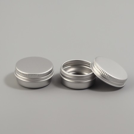 Storage jar, packing 2 pcs, 7 ml, silver color-2