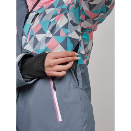 Ski suit female, size 50, pink color-7