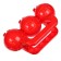 Snow-Kolev-sandpole "Balls", 20 × 11.5 × 7 cm + inflatable base 60 × 45 cm, mix, for the new year