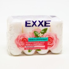 Туалетное мыло косметическое EXXE "Роза и грейпфрут" 4*70 г