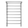 Terminus heated towel rail "Regiment" P8, 500x850 mm, chrome