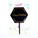 Topper "Happy Birthday", black color