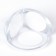 Set of linings on corners, 10 pcs., Transparent