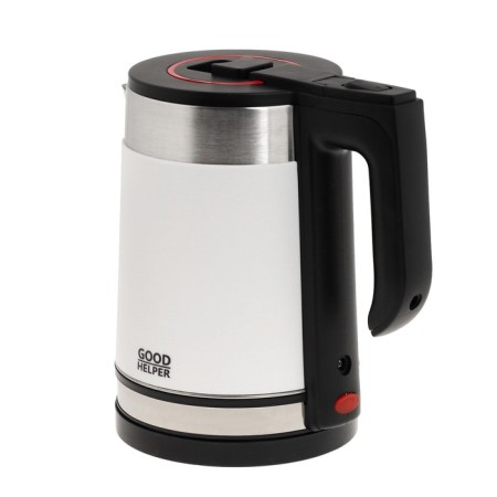 Electric kettle Goodhelper KPS-185C, plastic, Metal flask, 1.8 l, 1800 watts, white-1