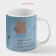 Mug - chameleon ceramic shares “such life”, 350 ml, white color