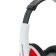 Headphones Defender Warhead G-120, game, full-size, microphone, 3.5mm, 2 m, black and red