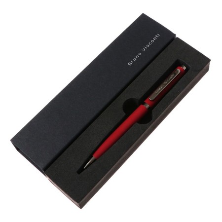 Switching handle, 1.0 mm, BrunovisConti firenze, blue rod, metal case Soft Touch Red, in case