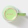 Mug ceramic shares "Green Peas", 360 ml, green color