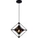Suspension lamp Grane 1xe27 60W, size 22x22x132.5 cm, black color