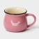 Ceramic "Dreams" mug, 250 ml, pattern and color mix