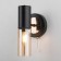 Bra Tesoro, 1x40W E14, black color, gold
