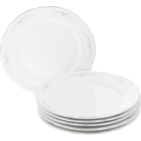 Dining set 6/24 Constance, decor "Gray ornament, Platinum layering", 24 items-2