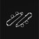 PO-035 suspension pin No. 01, (set 2 pcs.) 35 x 5 mm, color silver