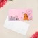 Postcard-Mini "From March 8!", Girl, 7 × 7 cm