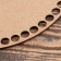 Clothing "Circle", bottom of the HDF brown smooth, 20 cm, d = 9mm, mix