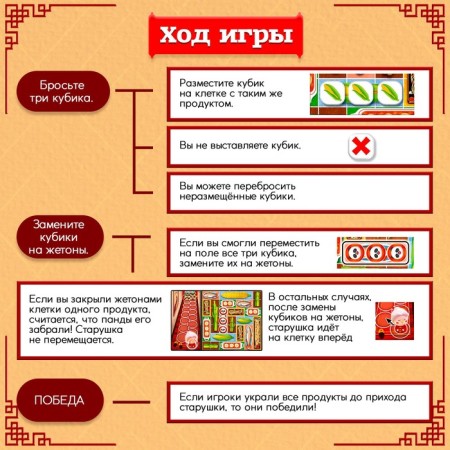 Board game "Banda Panda", 1-6 players, 5+-2